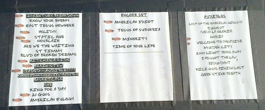 Greenday Helsinki setlist